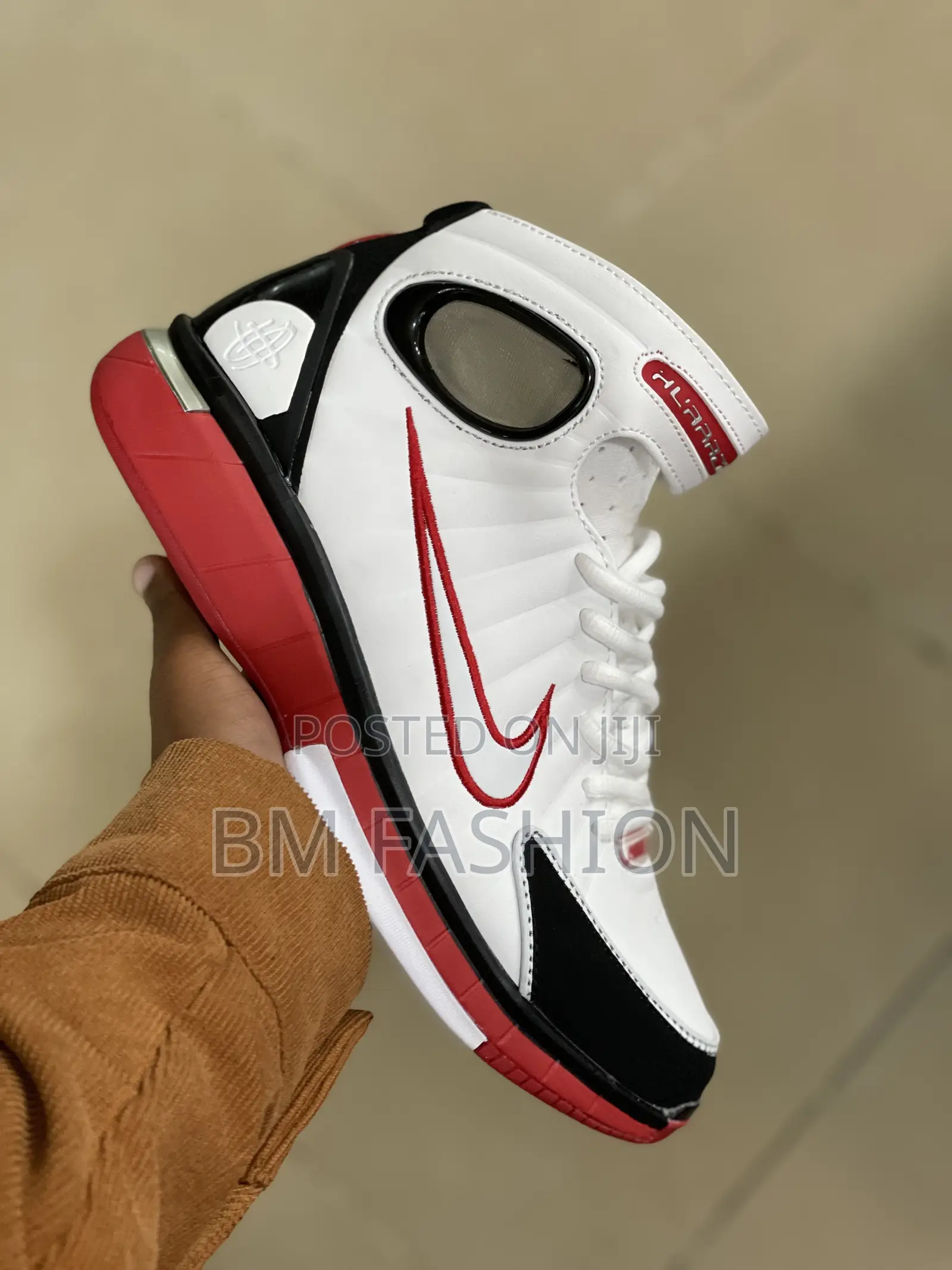 Nike Hurache White X Red Mens Youth Ankle Boots