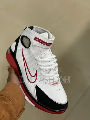 Nike Hurache White X Red Mens Youth Ankle Boots