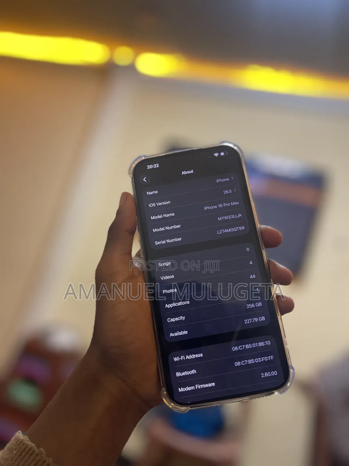 New Apple iPhone 16 Pro Max 256 GB Black