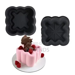 Scalloped Square Silicone Mold