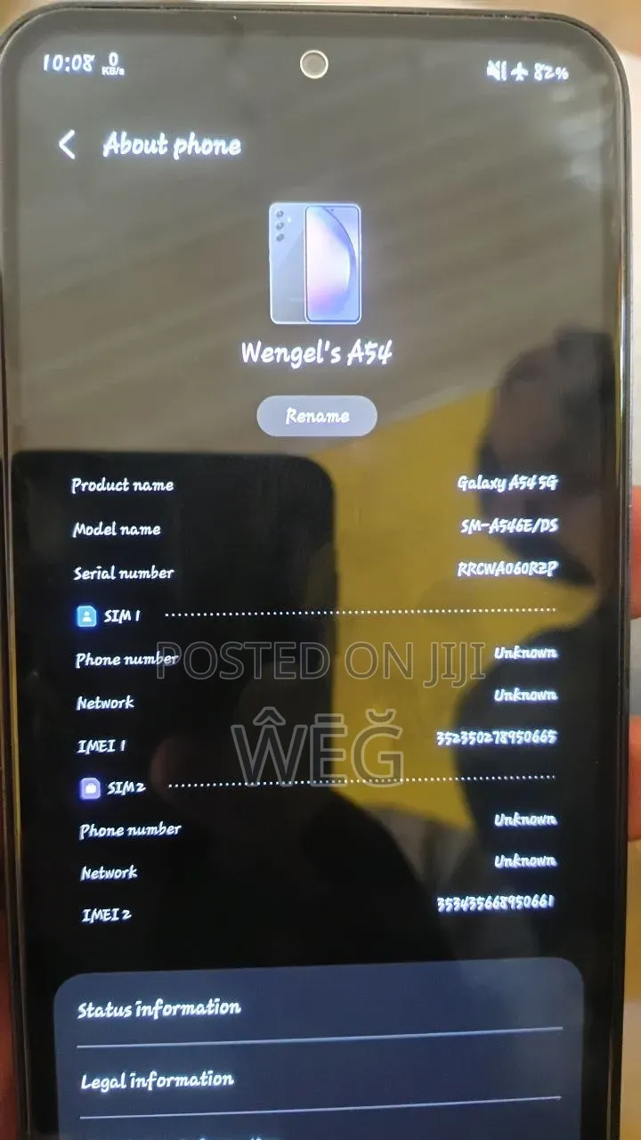 Samsung Galaxy A54 5G 128 GB Silver