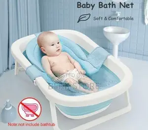 Folding Baby Bath + Bath Net