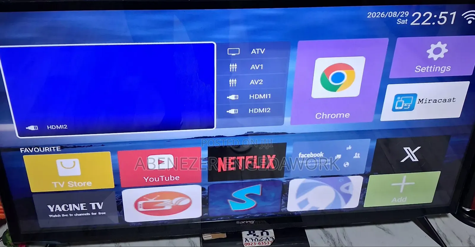 Spring TV 43 Inch Smart Android TV