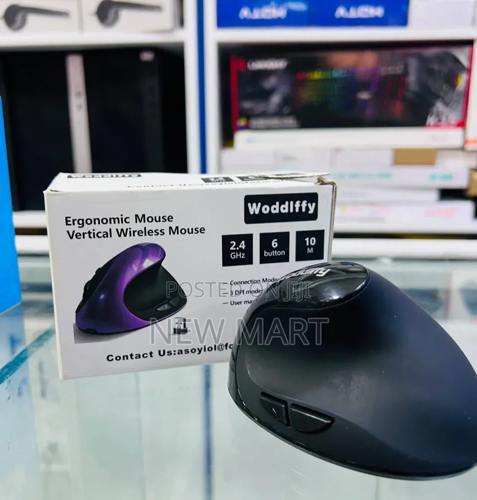Ergonomic Vertical Wireless Mouse