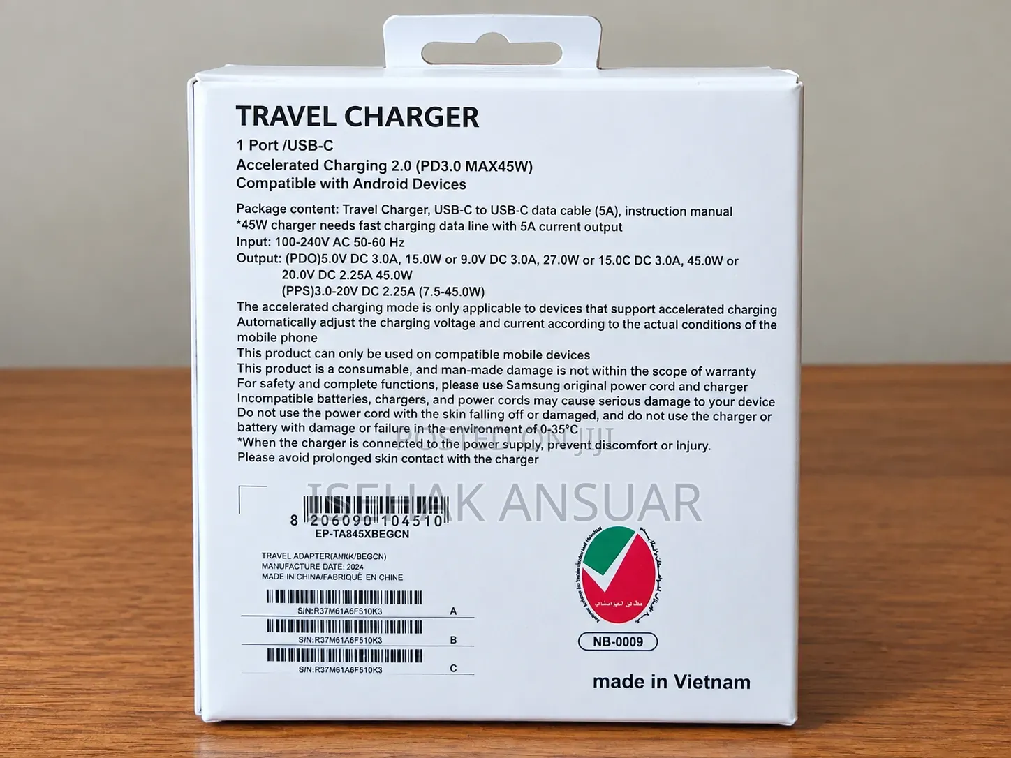 45w Samsung Chargers