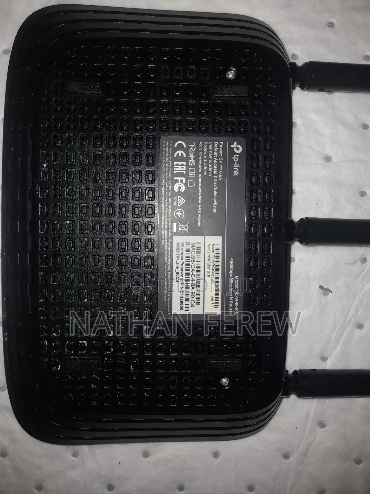 Tp Link Wifi Router (SOLD!)