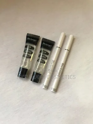 Black Angel Eyeliner and Lipgloss