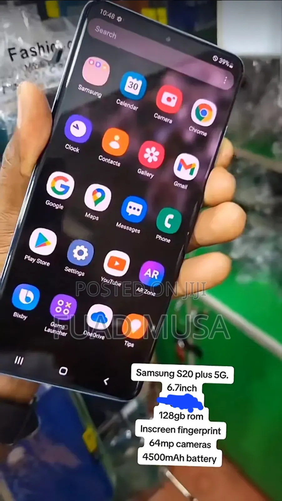 Samsung Galaxy S20+ 5G 128 GB Gray