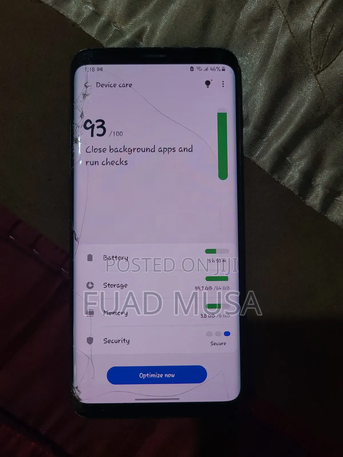 Samsung Galaxy S9 Plus 64 GB Black
