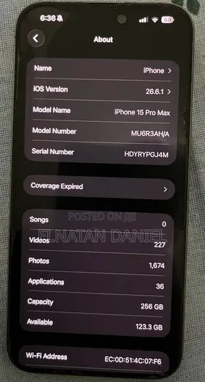 New Apple iPhone 15 Pro Max 256 GB