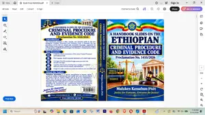 Handbook Slides on the Ethiopian Criminal Procedure and Evidence Code