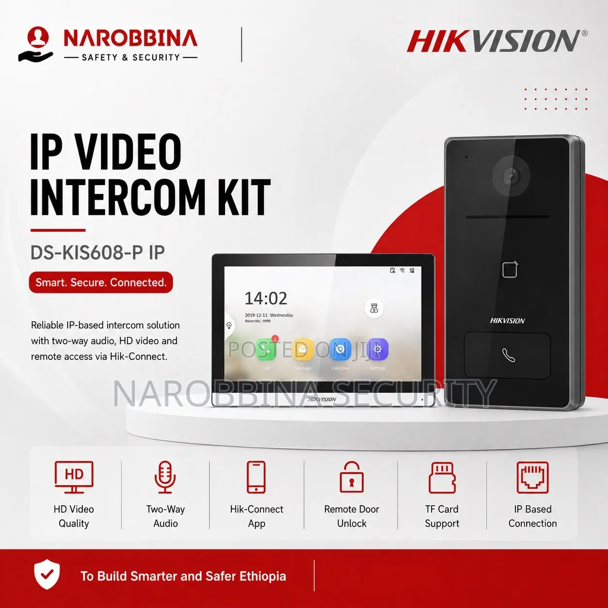 IP Video Intercom Kit