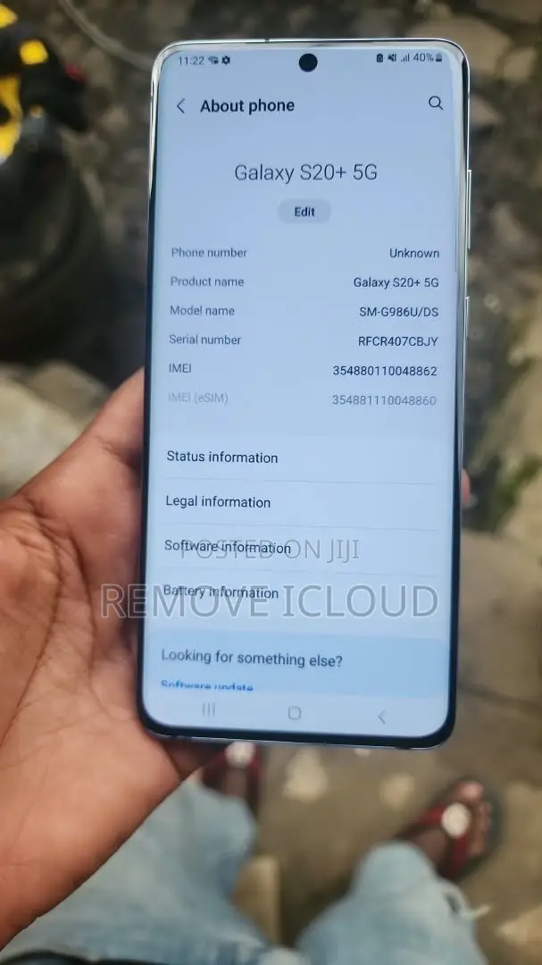 Samsung Galaxy S20+ 5G 128 GB Gray