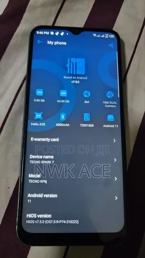Tecno Spark 7 64 GB Green