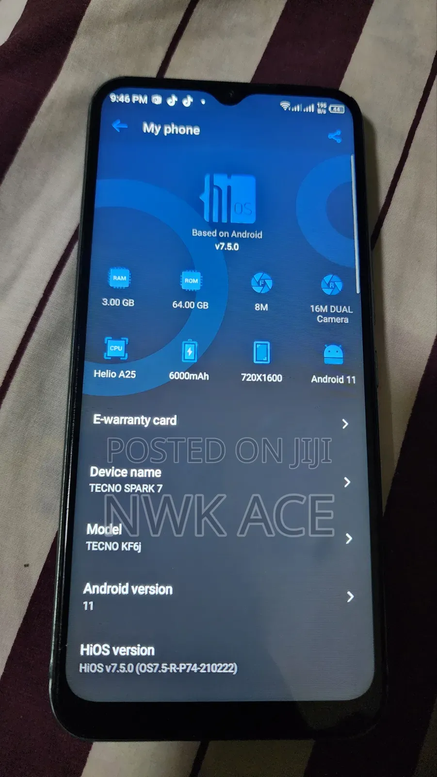 Tecno Spark 7 64 GB Green