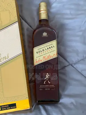 Jhonnie Walker Gold Label Whiskey 3×1L Bottles