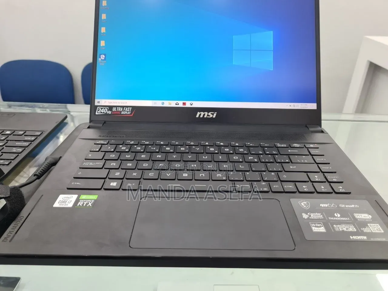 New Laptop MSI GS66 Stealth 11UH 16GB Intel Core i7 SSD 512GB