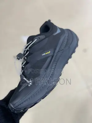 Hoka X Vibram X Goretex Black Comfortable Sneakers