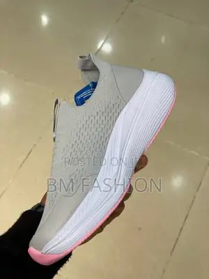 Skechers Gray X Pink Lightweight Womens Sneakers