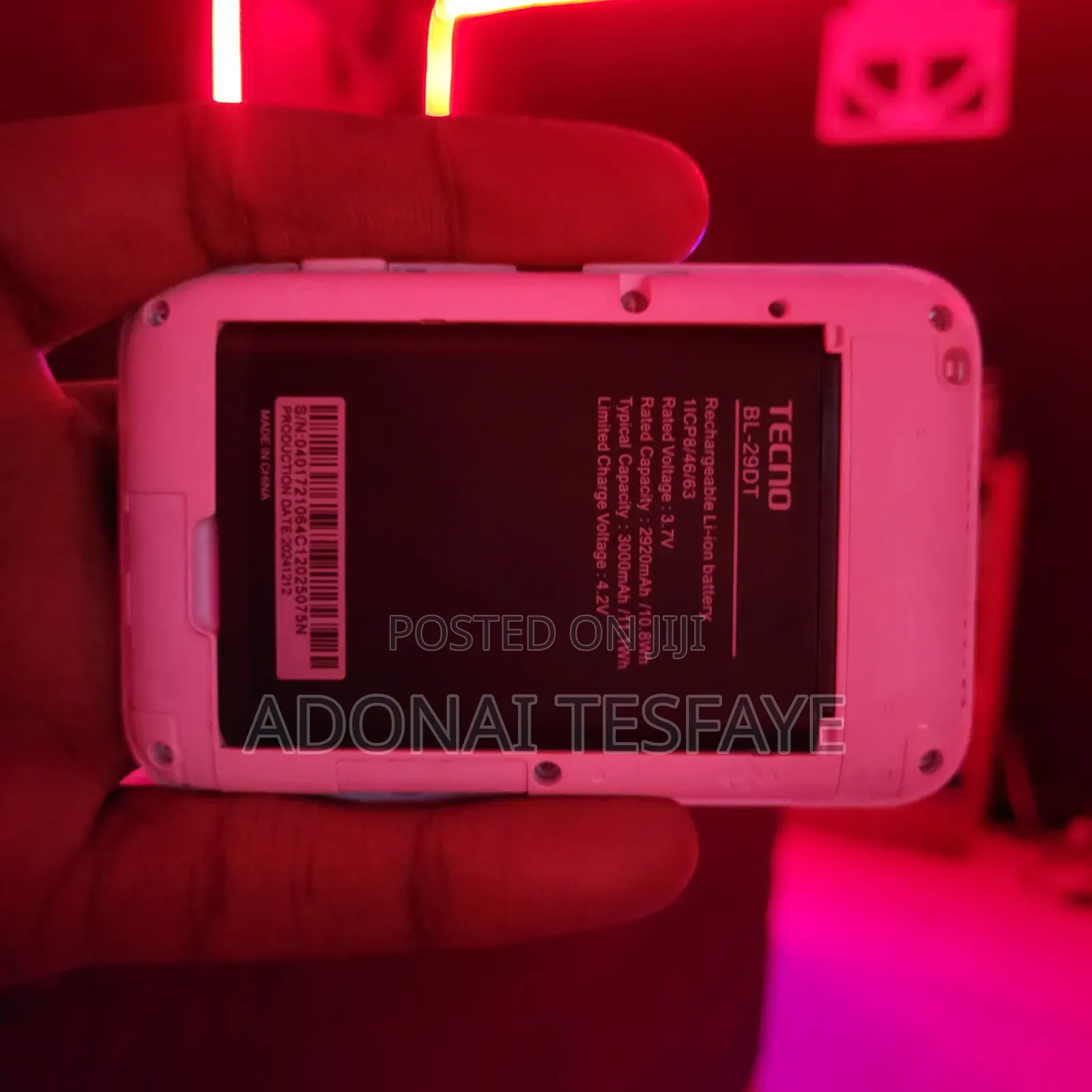 Tecno 4G TR109D Portable Wifi