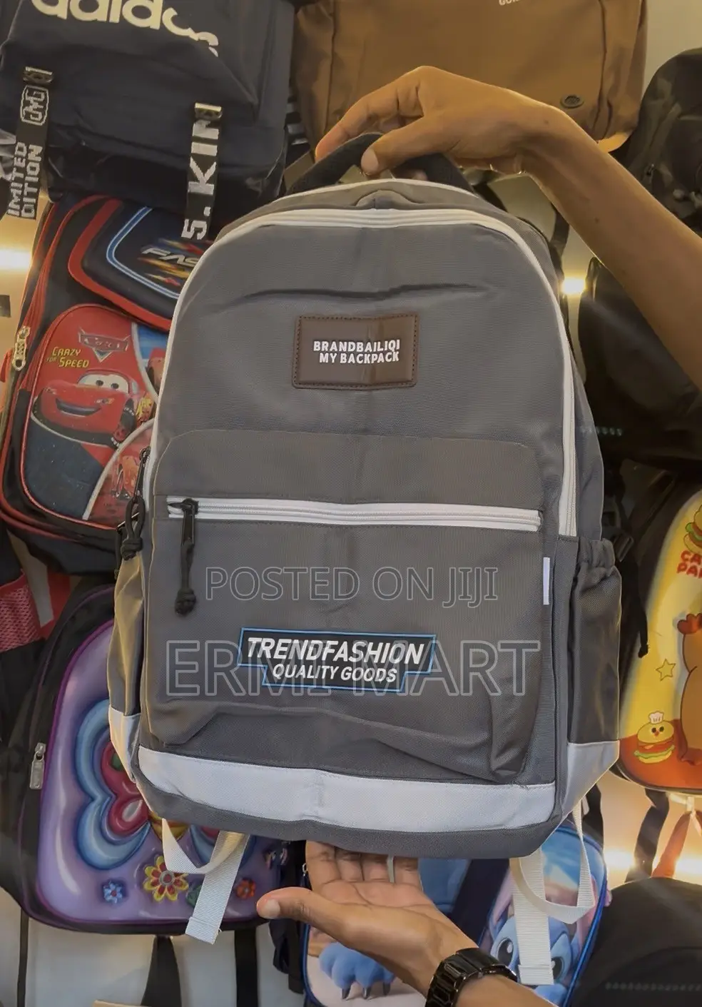 Quality Gray Backpack