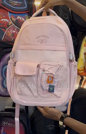 Light Pink Backpack Bag