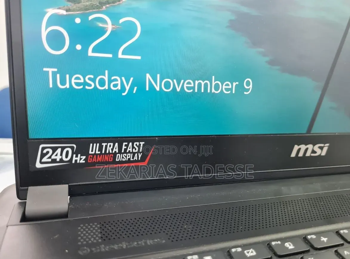 New Laptop MSI GS66 Stealth 10SGS 16GB Intel Core i7 SSD 512GB