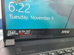 New Laptop MSI GS66 Stealth 10SGS 16GB Intel Core i7 SSD 512GB