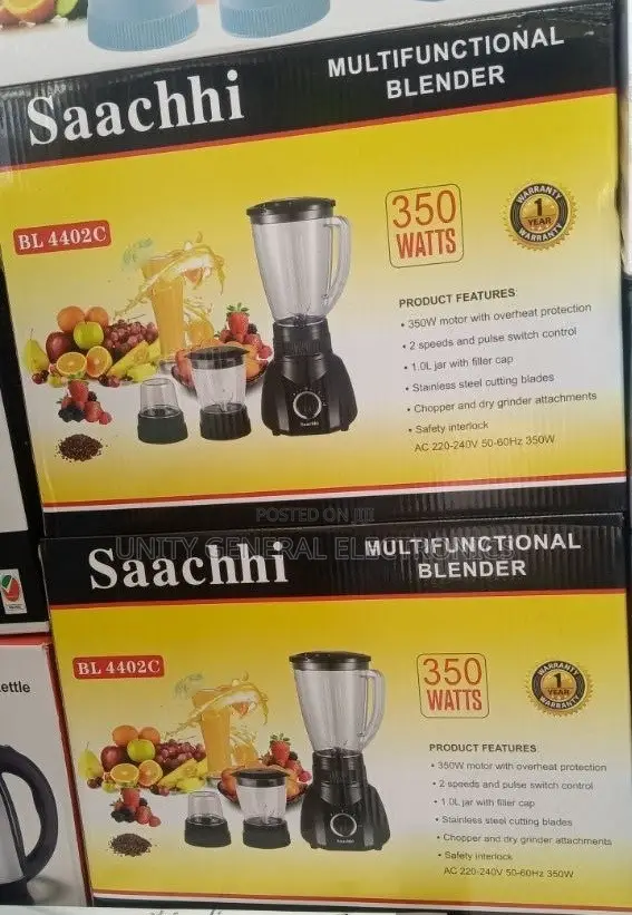 Saachi Bl4402c Multifunctional Blender