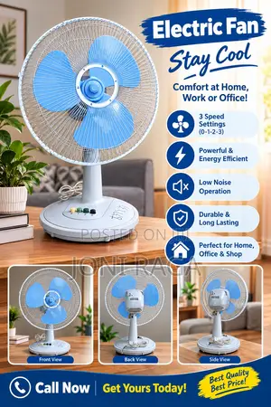 Fan – Ventilator | 5 Wings | Strong Silent