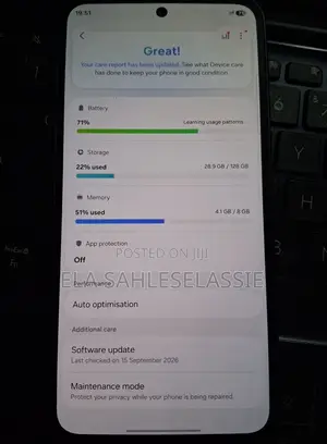 New Samsung Galaxy A35 128 GB Blue