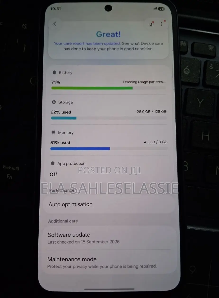 New Samsung Galaxy A35 128 GB Blue