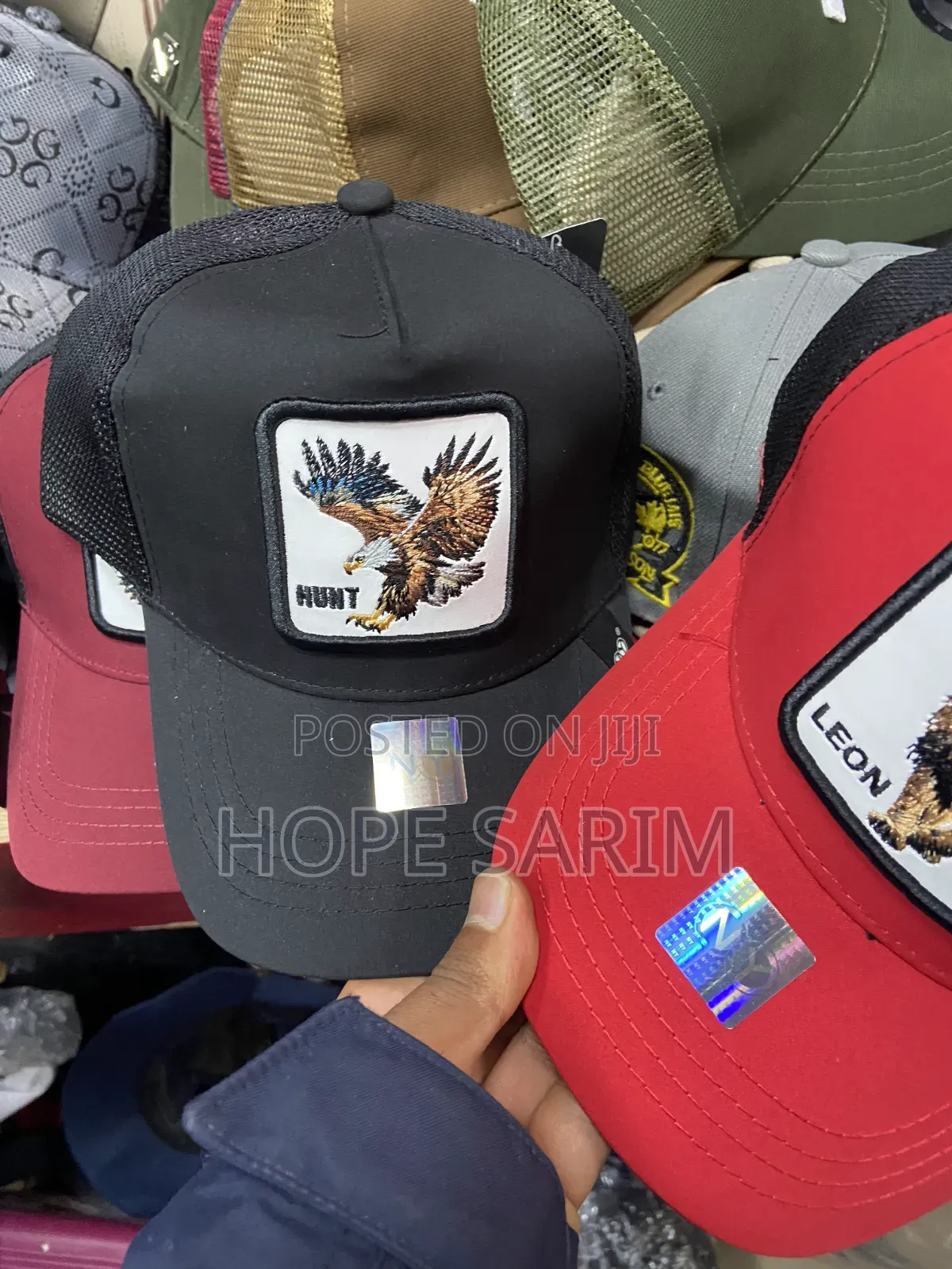 "SHOWDOWN" Eagle Patch Trucker Cap