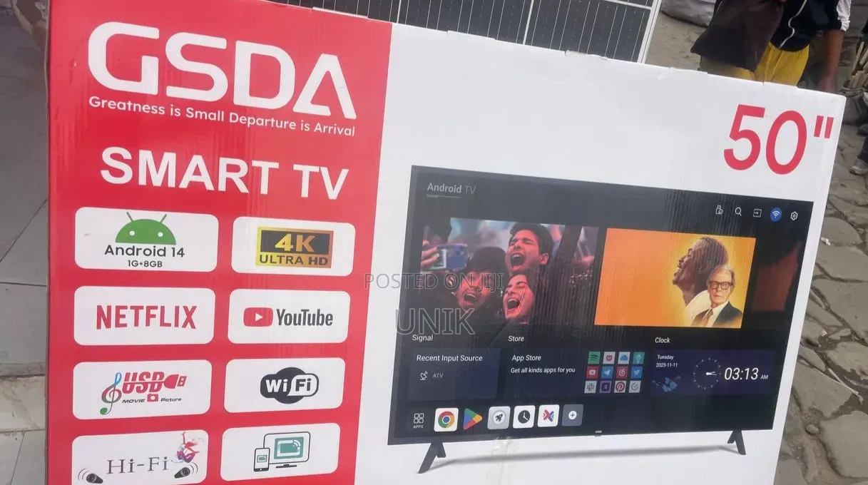 GSDA Smart TV 50 Inch