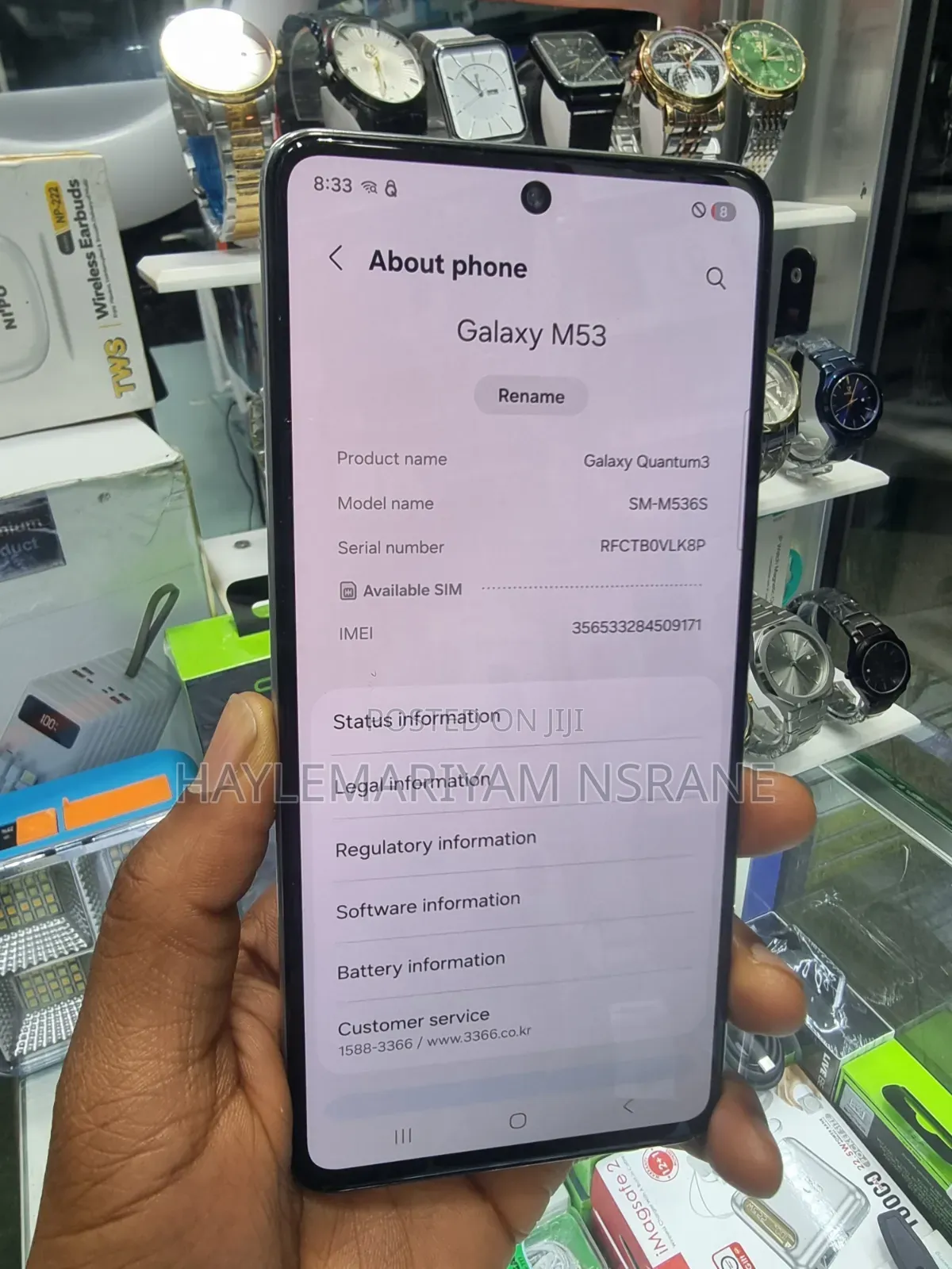 New Samsung Galaxy M53 128 GB White