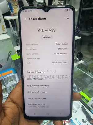 New Samsung Galaxy M33 128 GB Black