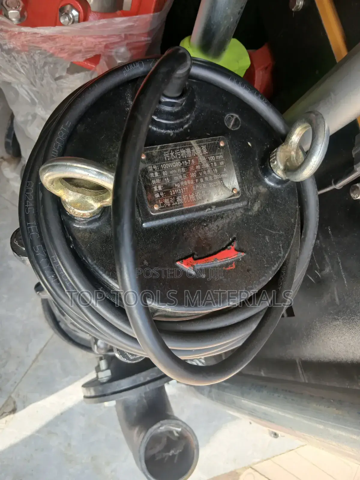 ,WQ-series Submersible Sewage Pump 10hp