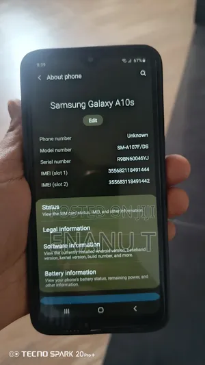 Samsung Galaxy A10s 32 GB Black