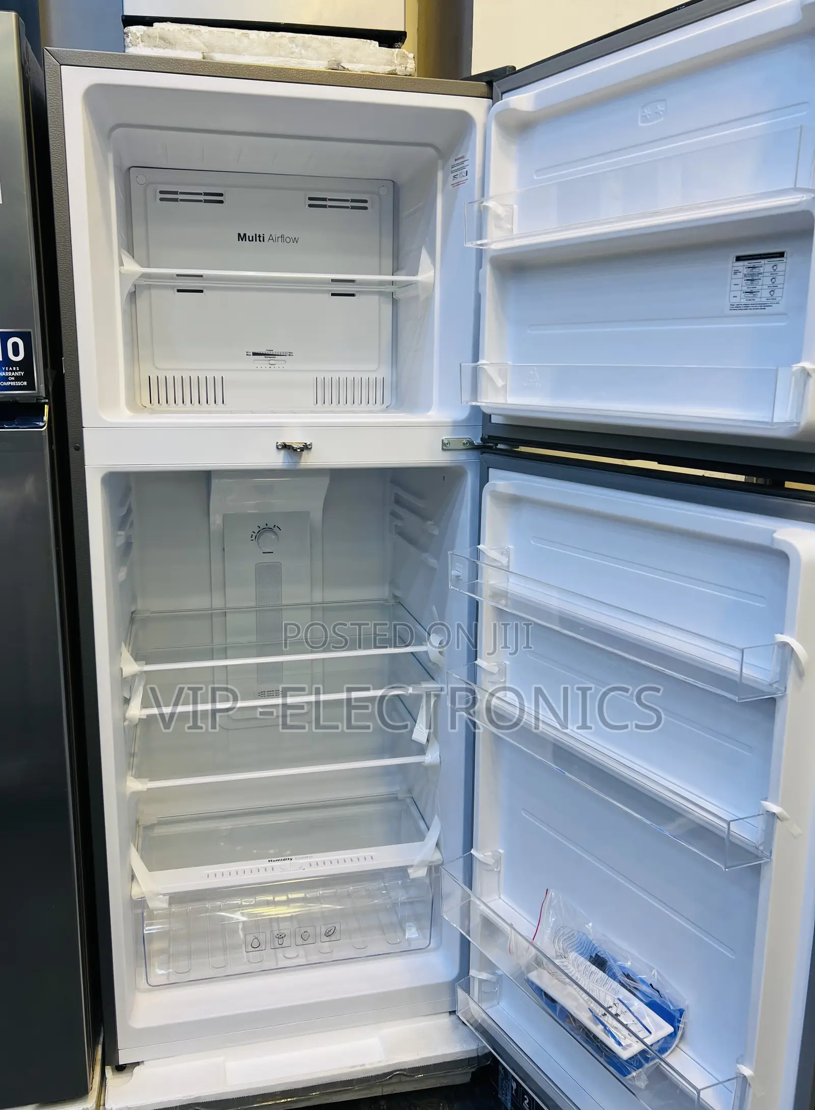 SONASHI Refrigerator 550 Double-Door Multi Air Flow System Fan System