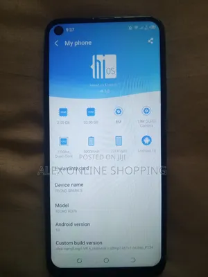 New Tecno Spark 5 32 GB Blue