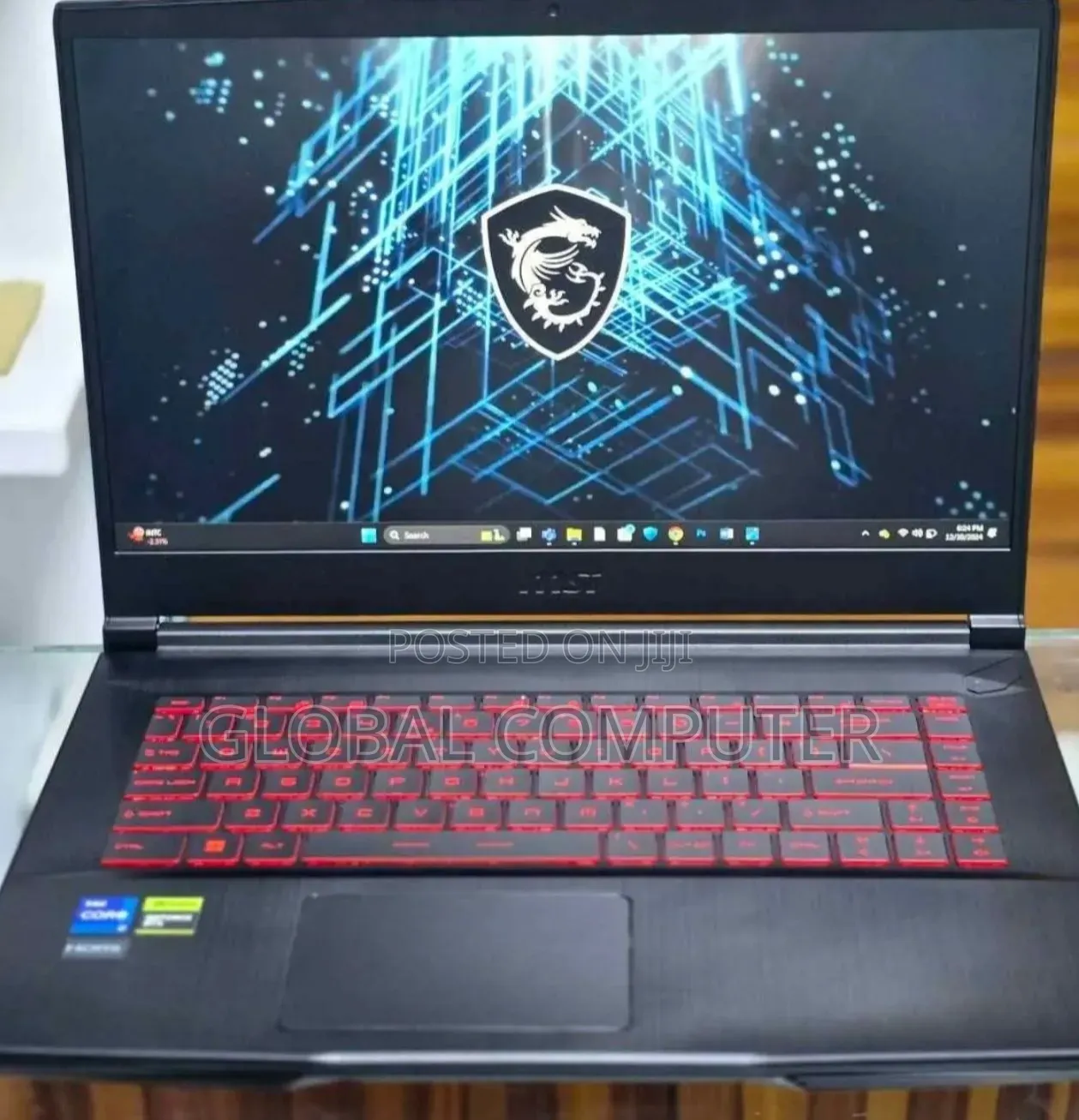 New Laptop MSI Pulse GL66 8GB Intel Core i7 SSD 512GB