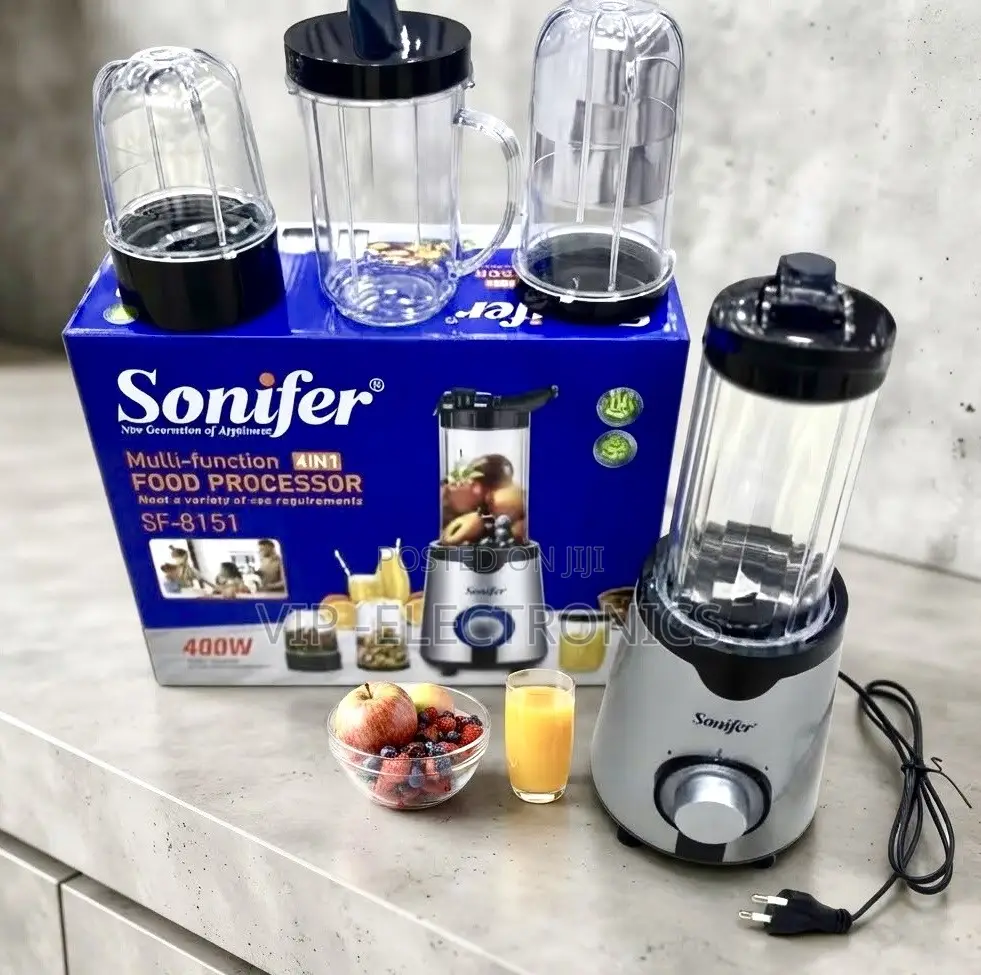 Sonifer Blander 4-in-1 Food Processor and Blender System (400W)