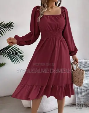 Elegant Long Sleeve Dress
