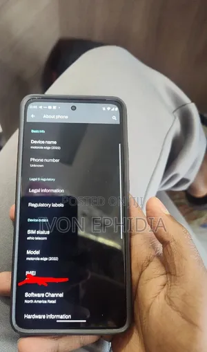 Motorola Edge (2022) 256 GB Silver
