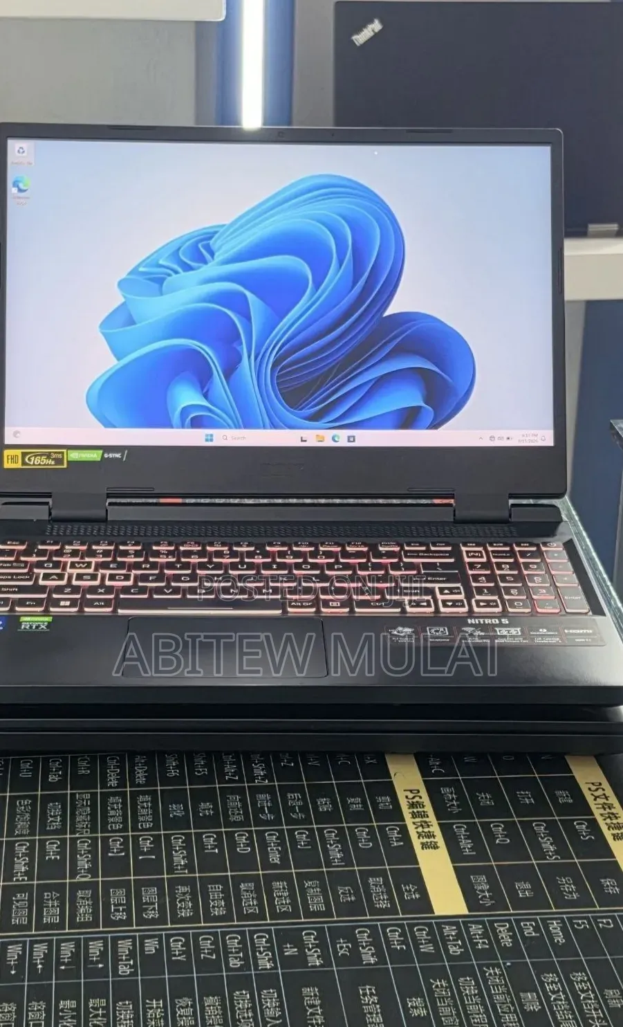 New Laptop Acer Nitro 5 16GB Intel Core i9 SSD 1T