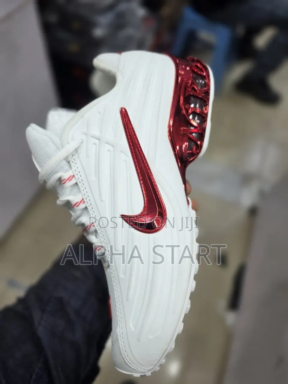 Nike Nocta White Red High Master Quality Sneakers Made in Vietnam