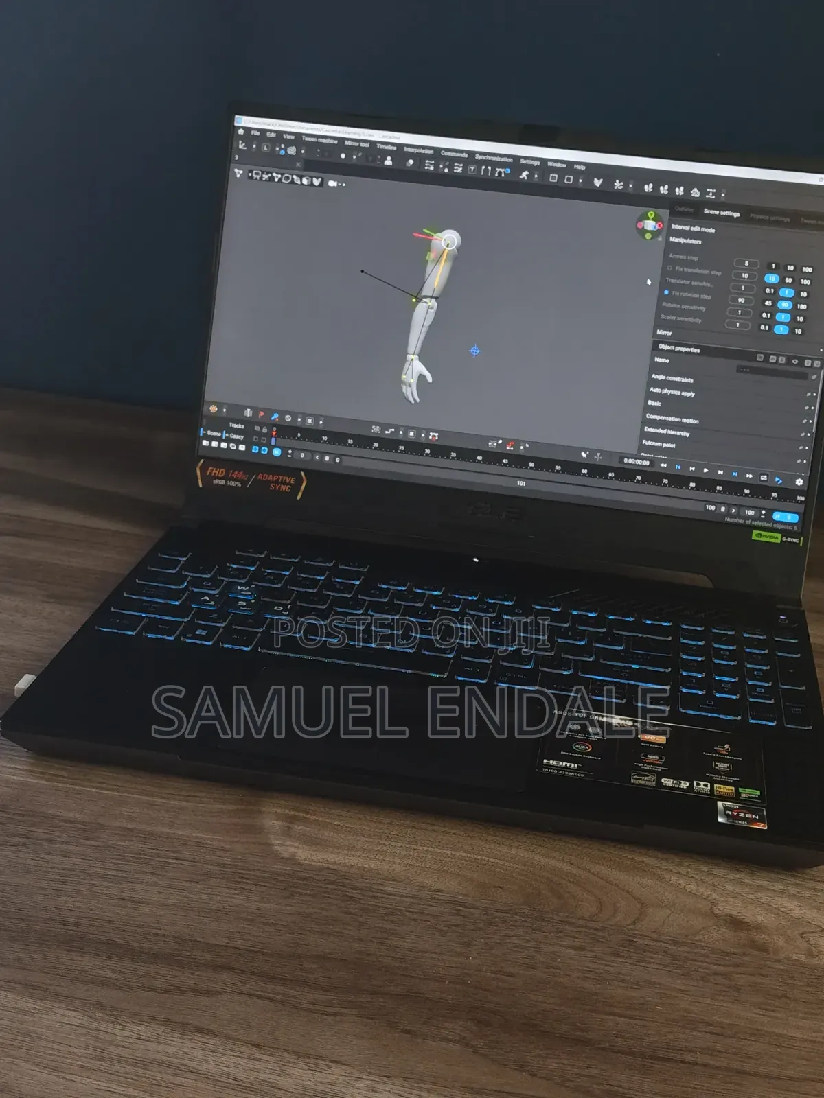 Laptop Asus TUF Gaming A15 16GB AMD Ryzen 7 SSD 1T