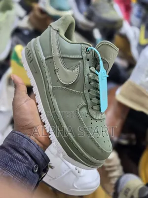 Nike Air Full Green High Master Quality Sneakers Made in Vietnam