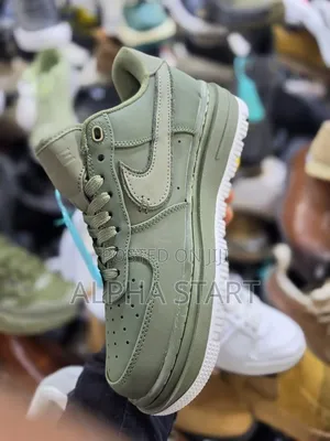 Nike Air Full Green High Master Quality Sneakers Made in Vietnam