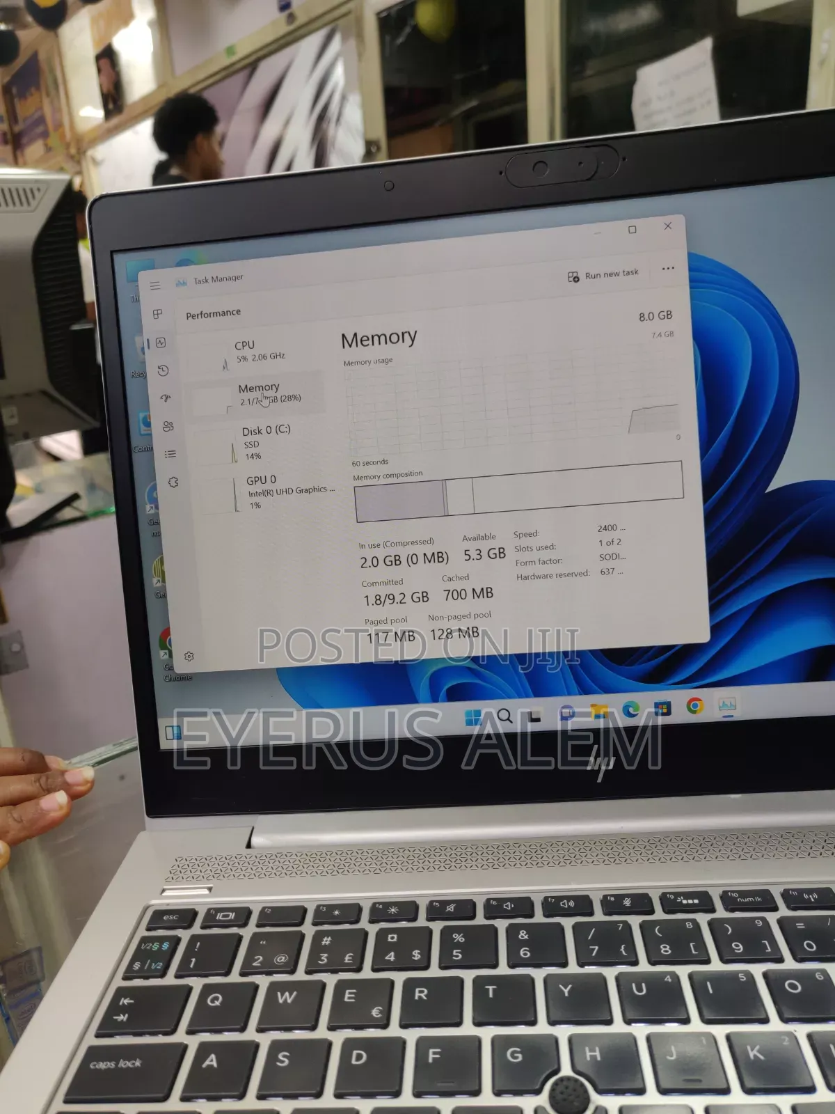 Laptop HP EliteBook 840 8GB Intel Core i7 SSD 512GB